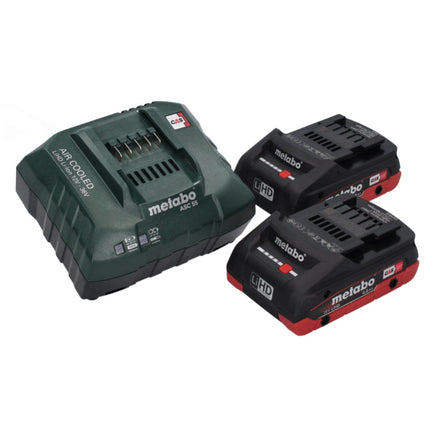 Metabo KS 18 LTX 66 BL Scie circulaire portative sans fil 18 V 165 mm + 2x batterie 4,0 Ah + chargeur + metaBOX