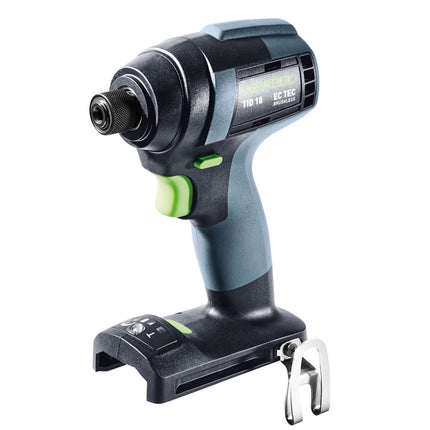 Festool TID 18 HPC 4,0 I-Plus Visseuse à choc sans fil 18 V 180 Nm 1/4" ( 576482 ) + 2x batterie 4,0 Ah + chargeur + 6 pcs. jeu d'embouts + Systainer