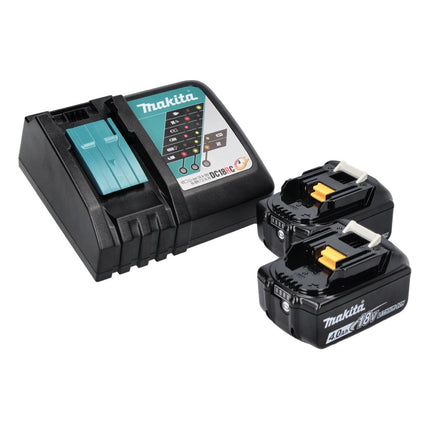 Makita DDF 486 RMJ Perceuse-visseuse sans fil 18 V 130 Nm Brushless + 2x batterie 4,0 Ah + chargeur + Makpac