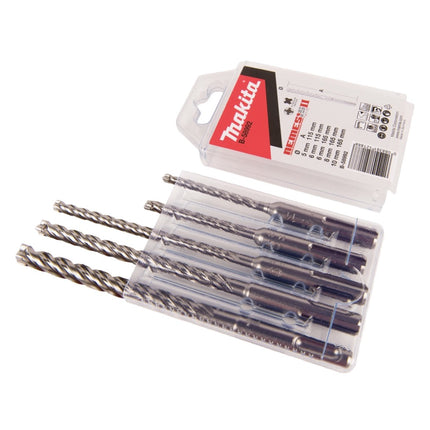 Makita DHR 182 Z marteau perforateur sans fil 18 V 1,7 J SDS plus sans balais + jeu de 5 perceuses - sans batterie, sans chargeur