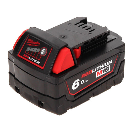 Outil multifonction à batterie Milwaukee M18 FMT-601X FUEL 18 V sans balais + 1x batterie 6,0 Ah + jeu d'accessoires 7 pièces + boîtier HD - sans chargeur
