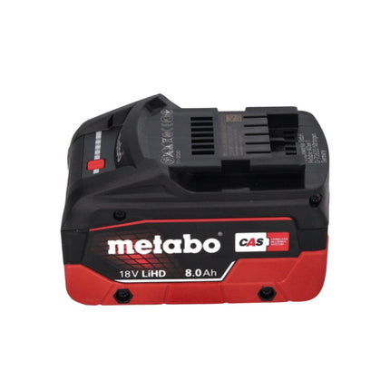 Metabo KHA 18 LTX BL 40 marteau combiné à batterie 18 V 8,6 J SDS max brushless + 1x batterie 8,0 Ah + coffret - sans chargeur
