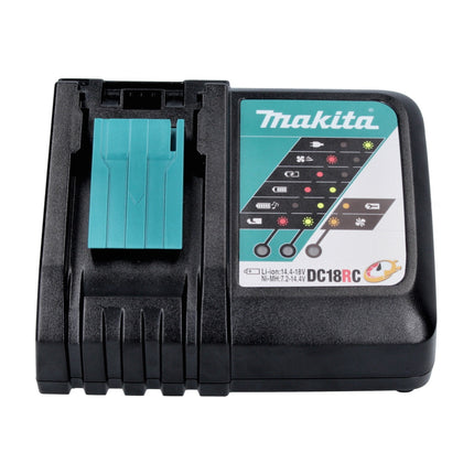 Makita Kit d'alimentation 18 V (198116-4) - 2x Batteries BL 1860 B + Chargeur DC 18 RC + Coffret Makpac
