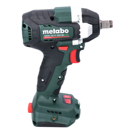 Visseuse à chocs sans fil Metabo SSW 18 LT 300 BL 18 V 300 Nm 1/2" sans balai + 2x batteries 8,0 Ah + chargeur