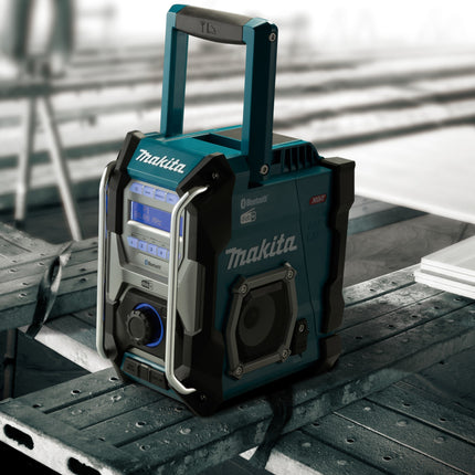 Makita MR 004 GZ Radio de chantier 12 - 40 V DAB, DAB+, FM / AUX, USB, Bluetooth - sans batterie, sans chargeur