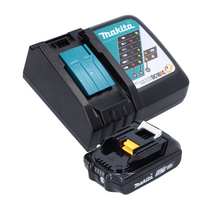 Makita DTM 52 RA1 Outil multifonctions sans fil 18 V Starlock Max Brushless + 1x batterie 2,0 Ah + chargeur