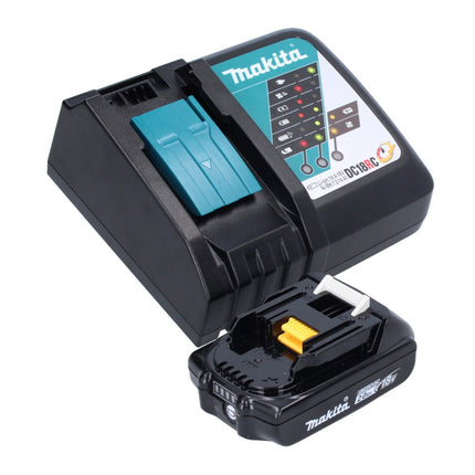 Makita DTM 52 RA1J Outil multifonctions sans fil 18 V Starlock Max Brushless + 1x batterie 2,0 Ah + chargeur + Makpac