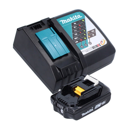Makita DPO 500 RA1 polisseuse excentrique sur batterie 18 V 125 mm sans balai + 1x batterie 2,0 Ah + chargeur