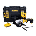 DeWalt DCS 571 Scie circulaire à main sans fil 18 V 115 mm Brushless+ 1x batterie 2,0 Ah + TSTAK - sans chargeur