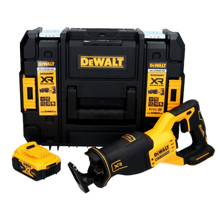 DeWalt DCS 382 NT Scie sabre  sans fil 18V+ 1x Batterie 5,0 Ah + Coffret TSTAK - sans chargeur