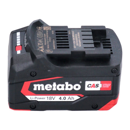 Metabo Set de base : 1x Batterie Li-Power 4,0Ah 18V CAS Li-Ion + ASC145 Chargeur (625027000) (627378000)