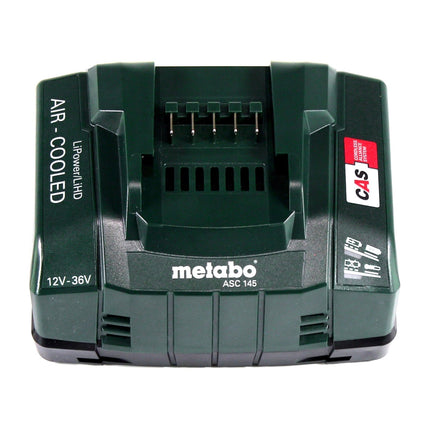 Metabo Set de base : 1x Batterie Li-Power 4,0Ah 18V CAS Li-Ion + ASC145 Chargeur (625027000) (627378000)