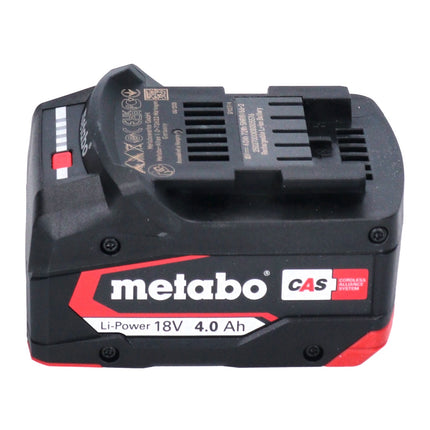 Metabo Set de base 4x Batteries Li-Power 4,0 Ah 18V CAS Li-Ion + Chargeur rapide ASC 145 (2x 625027000) (‭627378000‬)
