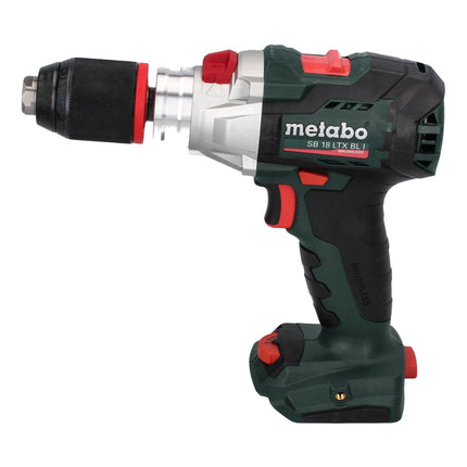 Metabo SB 18 LTX BL I Perceuse-visseuse à percussion sans fil 18 V 130 Nm Brushless ( 602360500 ) + 2x batterie 4,0 Ah + chargeur + metaBOX