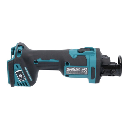Makita DCO 181 RA1 Trancheuse rotative sans fil 18 V 32000 tr/min Brushless + 1x batterie 2,0 Ah + chargeur