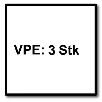 Fein E-Cut FINE Starlock Lame de scie plongeante bimétal 30 x 50 mm - 3 pièces (63502157220)