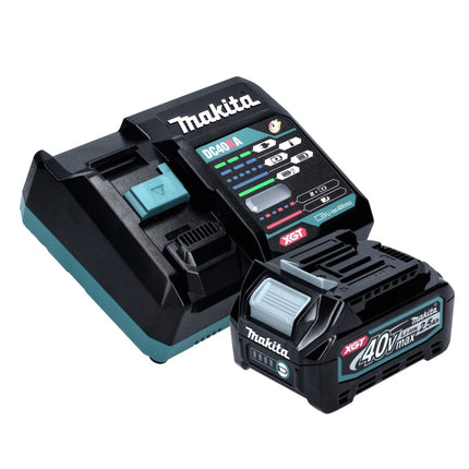 Makita HS 009 GD101 XGT Scie circulaire portative sans fil 40 V maxi 235 mm brushless + 1x Batterie 2,5 Ah + Chargeur + Mallette