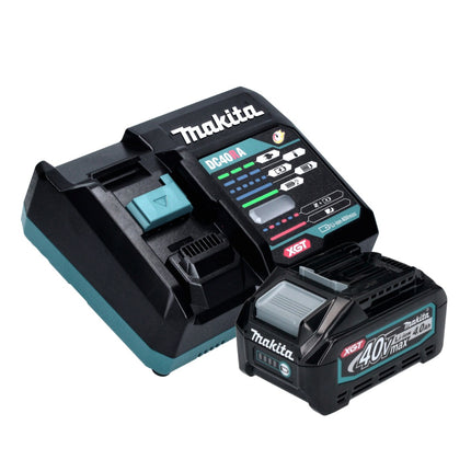 Makita HS009GM101 Scie circulaire sans fil XGT max. 235 mm 40V Brushless + 1x Batterie 4,0Ah + Chargeur + Coffret