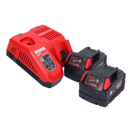 Milwaukee M18 FJS-502X Scie sauteuse sans fil 18 V course 25 mm Brushless ( 4933464727 ) + 2x batterie 5,0 Ah + chargeur + HD Box