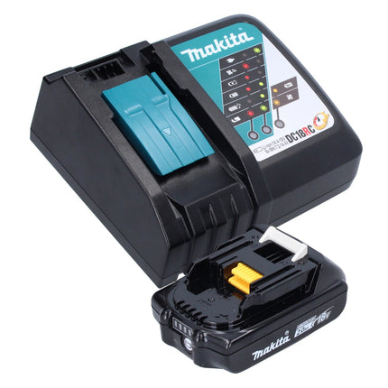 Makita DMR 203 RA1 Haut-parleur Bluetooth 12 V 18 V IP64 + 1x batterie 2,0 Ah + chargeur