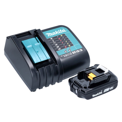 Makita DHP 482 SAX5 Perceuse-visseuse à percussion sans fil 18 V 62 Nm + 1x batterie 2,0 Ah + chargeur + 101 pcs. kit accessoires + coffret