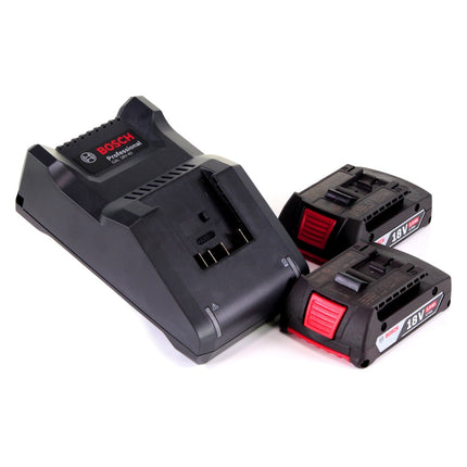 Bosch GBH 18V-21 Marteau perforateur sans fil professionnel 18 V 2.0 J Brushless + 2x batterie 2.0 Ah + chargeur + L-BOXX