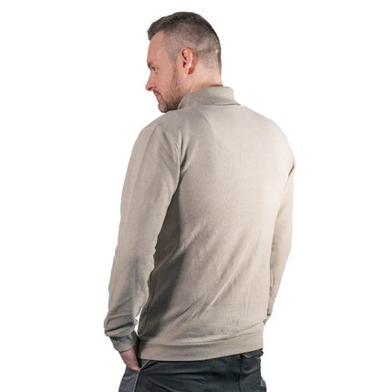 Toolbrothers Quart de pull-over zippé Casual Fit - AUTUMN COLLECTION Farbe Concrete Grey Gre L