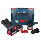 Bosch GEX 18V-125 Professional Ponceuse excentrique sans fil 18 V 125 mm Brushless + 2x batterie 5,0 Ah + chargeur + L-BOXX