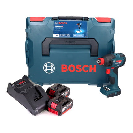 Bosch GDX 18V-210 C Professional Visseuse à chocs sans fil 18 V 210 Nm Brushless + 2x batterie 5,0 Ah + chargeur + module de connectivité + L-Boxx