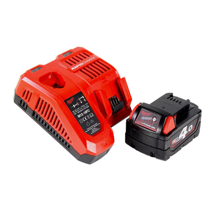 Milwaukee M18 HOAL-401FC Lampe de chantier LED sans fil 4000lm 18V + 1x Batterie 4,0Ah + Chargeur
