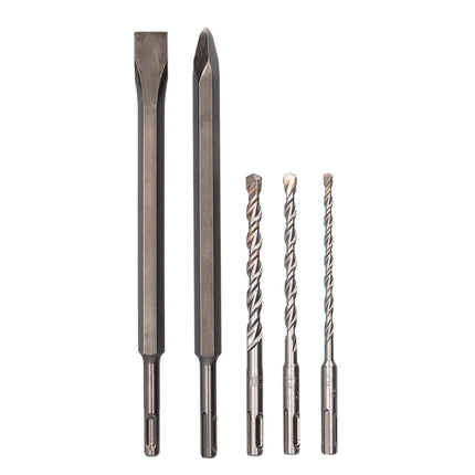 Metabo KH 18 LTX BL 24 Marteau perforateur sans fil 18 V 2,2 J SDS Plus Brushless + 5 pces. jeu de forets et burins + metaBOX - sans accu, sans chargeur