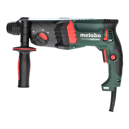 Metabo KHE 2645 Marteau combiné 850 W 2,9 J SDS plus + Coffret + Set de 13 forets et burins