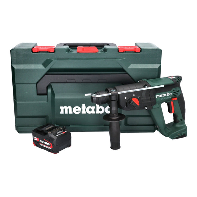 Metabo KH 18 LTX 24 Marteau combiné sans fil 18 V 2,1 J SDS plus + 1x batterie 4,0 Ah + metaBOX - sans chargeur