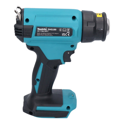 Makita DHG 180 RA Akku Heissluftgeblaese 18 V 550 C 2x Akku 2 0 Ah Ladegeraet 4 - toolbrothers