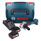 Bosch GWX 18V-10 Professional Meuleuse angulaire sans fil 18 V 125 mm X-LOCK Brushless + 2x batterie 5,0 Ah + chargeur + L-Boxx