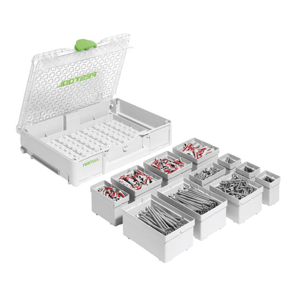 Festool TPC 18/4 Akku Schlagbohrschrauber 18 V 75 Nm Brushless + 2x Akku 4,0 Ah + Ladegerät + 650 tlg. Schrauben und Dübel Sortiment + Systainer - Toolbrothers