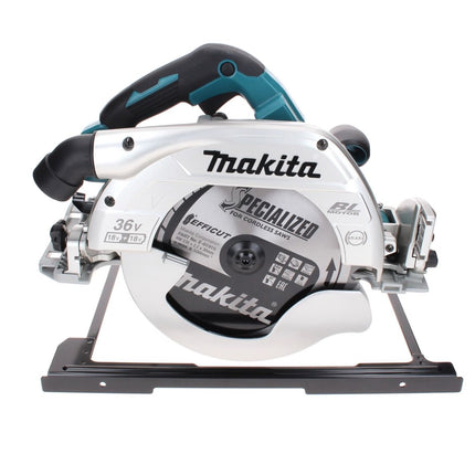 Makita DHS 900 CT Scie circulaire sur batterie 36 V (2x 18 V) 235 mm sans balais + 2x batterie 5,0 Ah + double chargeur