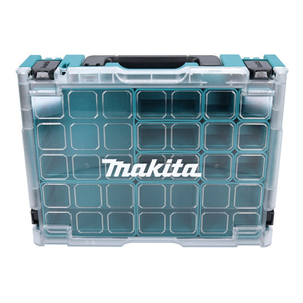 Makita MAKPAC 1 Organizer Mallette pour petites pièces 395 x 295 x 110 mm ( 191X80-2 ) avec 13x inserts de boîte