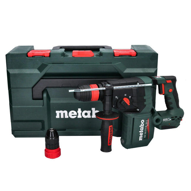 Metabo KH 18 LTX BL 28 Q Marteau perforateur sans fil 18 V 3 J SDS plus Brushless ( 601715840 ) + metaBOX - sans batterie, sans chargeur