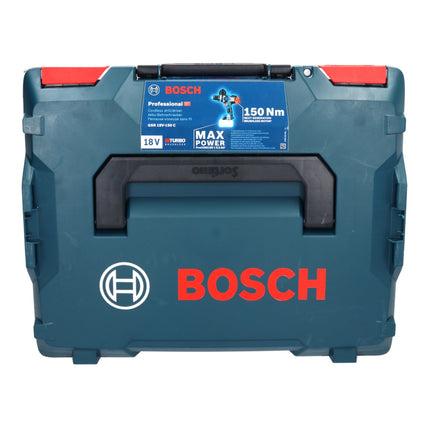 Bosch GSR 18V-150 C Professional Perceuse-visseuse sans fil 150Nm Biturbo Brushless 18V + 1x Batterie ProCORE 8,0Ah + Chargeur + Coffret L-Boxx