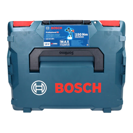 Bosch GSB 18V-150 C Professional Perceuse-visseuse à percussion sans fil 18 V 150 Nm Biturbo Brushless + 1x batterie ProCORE 4,0 Ah + L-Boxx - sans chargeur