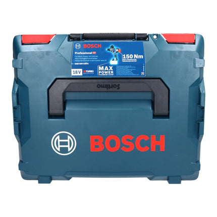 Bosch GSB 18V-150 C Professional Perceuse-visseuse à percussion sans fil 18 V 150 Nm Biturbo Brushless + 1x batterie ProCORE 8,0 Ah + chargeur + L-Boxx