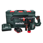 Metabo KH 18 LTX BL 28 Q Marteau perforateur sans fil 18 V 3 J SDS plus Brushless + 1x batterie 4,0 Ah + chargeur + metaBOX