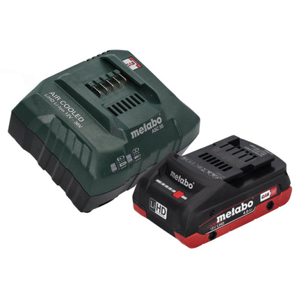 Metabo KH 18 LTX BL 28 Q Marteau perforateur sans fil 18 V 3 J SDS plus Brushless + 1x batterie 4,0 Ah + chargeur + metaBOX