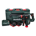 Metabo KH 18 LTX BL 28 Q Marteau perforateur sans fil 18 V 3 J SDS plus Brushless + 2x batterie 8,0 Ah + chargeur + metaBOX