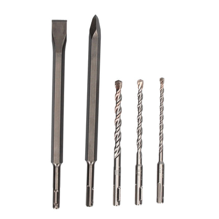 Metabo KH 18 LTX BL 28 Q Marteau perforateur sans fil 18 V 3 J SDS plus Brushless + 2x batterie 5,5 Ah + chargeur + 5 pces. jeu de forets et burins + metaBOX