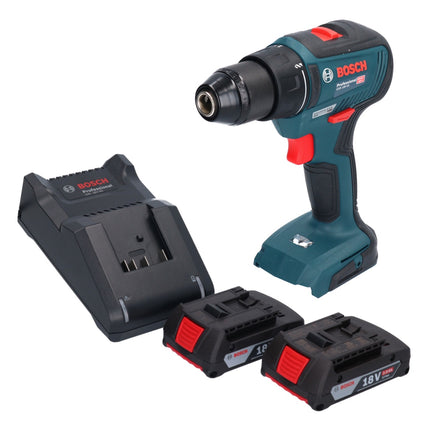 Bosch GSR 18V-55 Professional Perceuse-visseuse sans fil 18 V 55 Nm Brushless + 2x batterie 2,0 Ah + chargeur