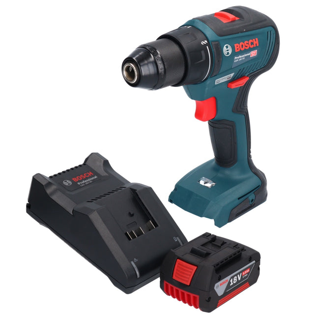 Bosch GSR 18V-55 Professional Perceuse-visseuse sans fil 18 V 55 Nm Brushless + 1x batterie 5,0 Ah + chargeur