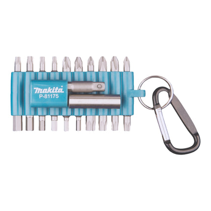 Makita Bit Set 22 teilig 25 mm mit Karabiner P 81175 Phillips Pozidriv Torx 6 kant 2 - toolbrothers