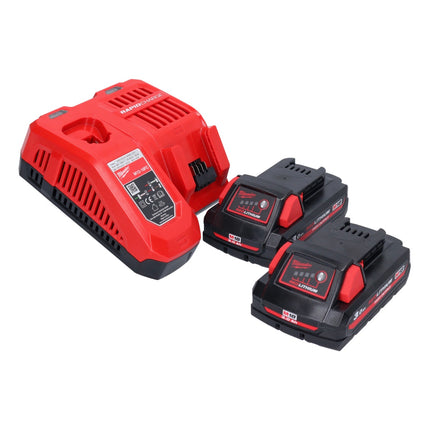 Milwaukee M18 BJS-302 Scie sauteuse sans fil 18 V + 2x batterie 3,0 Ah + chargeur